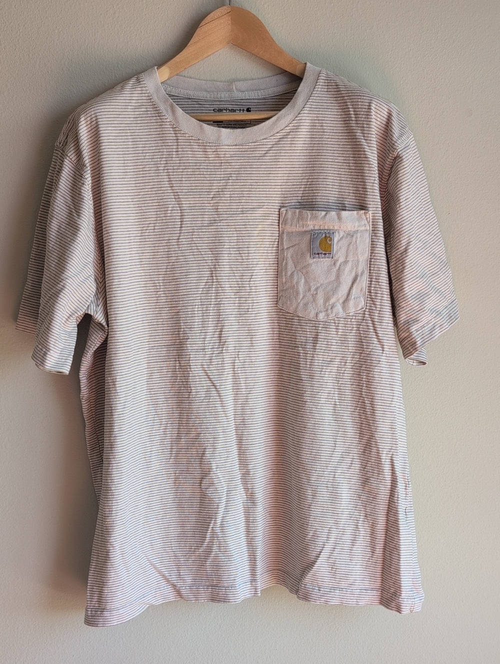 Carhartt Men's Short Sleeve T-Shirt, Size L, Relaxed Fit, 100% Cotton